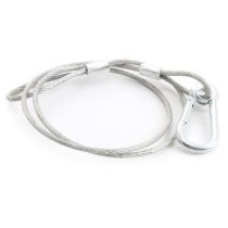 SAF20 Safety cable 70cm x 2mm 20kg