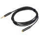 Cavo audio professionale "EXTENSION" con connessioni jack Stereo Ø 6.3 mm REAN - presa jack Stereo Ø 6.3 mm REAN. Lunghezza: 10 