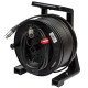 Avvolgitore professionale PROEL, con cavo microfonico HPC280 - 2 x 0,34 mm2 - assemblato con connettori NEUTRIK femmina volante 