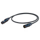 Cavo professionale STARQUAD esoterico bilanciato con connessioni presa volante XLR 3P Neutrik - spina volante XLR 3P Neutrik con