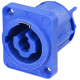 Spina da pannello NEUTRIK powerCON di potenza 20A, blue, power-in system, 3 poli.
