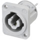 Spina da pannello NEUTRIK powerCON di potenza 20A, blue, power-out system, 3 poli.