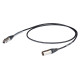 Cavo professionale DMX per segnale DMX512 con connessioni presa volante XLR 3P Neutrik - spina volante XLR 3P Neutrik/NC3FXX - D
