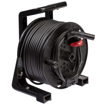 Avvolgitore professionale PROEL, con cavo DMXD234 - 2 x 0,34 mm² - assemblato con connettori NEUTRIK femminavolante NC3FXXBAG + 