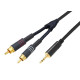 Cavo 3,5mm ST / 2x RCA M  5mt