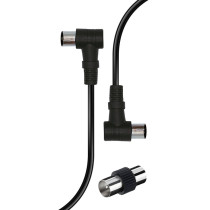 Cavo antenna M90 / F 90 1,5mt nero