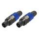 Coppia connettori speakon