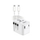 Adattatore da viaggio 2USB con cavo