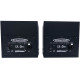 5C Active Super Sound Cube Black Coppia