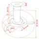 PRB-1 Staffa per videoproiettore da soffitto