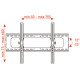 PLB-3260A Supporto da parete per TV