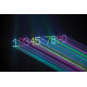 Galactic TXT Laser 300 mW RGB text