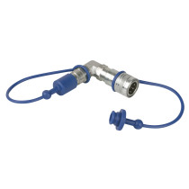 CO₂ 90° 3/8 Q-Lock Connector Sistema chiuso
