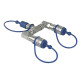 CO₂ 3/8 Q-Lock 2-way Splitter Sistema chiuso