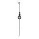 Black wire rope 6 mm - BGV-C1 Carico di lavoro sicuro: 135 kg - con Cable Glider e cavo da 6 m