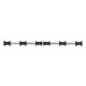Truss Carrier for Pro-30 Alluminio con gomma nera