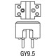 GY9.5 Osram 240 V 650 W