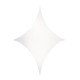 Stretch Shape Diamond Large White 375cm x 250cm, colore bianco
