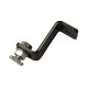 Eurotrack - Universal mounting bracket, Black Rivestimento a polvere