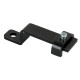 Eurotrack - Rope Connector straight per Runner, funzionamento intensivo, colore: Nero