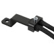 Eurotrack - Rope Connector straight per Runner, funzionamento intensivo, colore: Nero