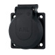 Chassis connector with cover