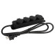 Multisocket Schuko 4-way 3x 1.5 mm²