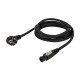Cavo di alimentazione da powerCON TRUE1 a Schuko 3x 1,5 mm²