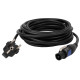 Cavo di alimentazione da powerCON a Schuko 3x 1,5 mm²