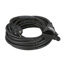 Schuko to Schuko, 10 A/230 V Cable 3x 2.5 mm² 15 m