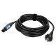 Power Cable Power Pro connector to Schuko 3x 1.5 mm² 6 m