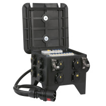 MPD-832CEE Power Splitter CEE 32 A 8x Schuko - 2x CEE 16 A 5P