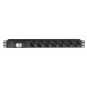 19" 1U Socketstrip 7 Con interruttore