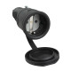 Rubber Schuko Connector Female PCE - IP44