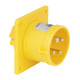 CEE 16 A/110 V 4P Socket - male - yellow Giallo - IP44