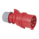 CEE 32 A/400 V 5-pin Plug male Rosso - IP44