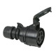 CEE 16 A/400 V 5-pin Plug female Nero - Turbo |Twist - IP44