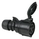 CEE 32 A/400 V 5-pin Plug female Nero - IP44