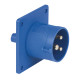 CEE 16 A/240 V - 3-pin Socket male Blu - IP44