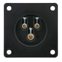CEE 16 A/240 V - 3-pin Socket male Nero - IP44