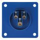 CEE 16 A/240 V - 3P Socket female Blu - IP44