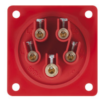 CEE 16 A/400 V 5-pin Socket male Rosso - IP44