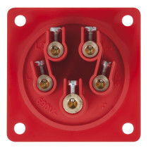CEE 32 A/400 V 5-pin Socket male Rosso - IP44