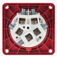 CEE 125 A/400 V 5-pin Socket female Rosso - IP67