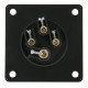 CEE 16 A/400 V 4-pin Socket male Nero - IP44
