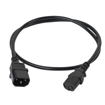 IEC C13 Female to IEC C14 Male 3x 1.0 mm² 10 m