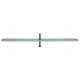 Dado ad alette M8 e bullone con testa svasata SET  Frame