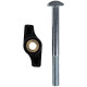 Dado ad alette M8 e bullone con testa a martello per SET Frame