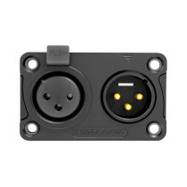 Telaio combinazione ingresso/uscita XLR 3P