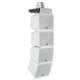 Suspension Bracket for Xi-3 Bianco/argento